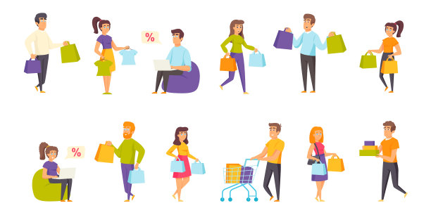 购物者平套制作图片下载