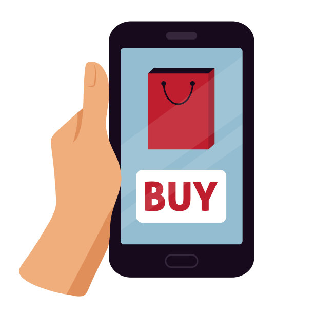 在网站或移动应用程序上进行网上购物图片下载