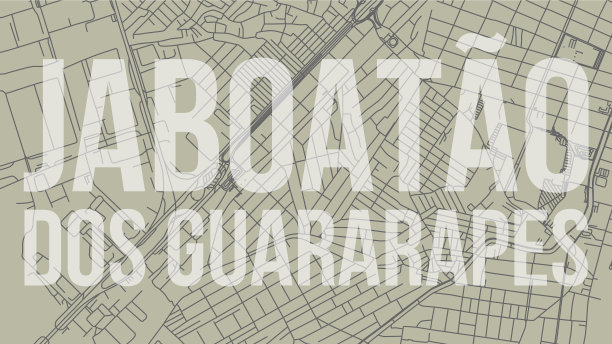 Jaboatao DOS guararapes地图城市海报图片下载