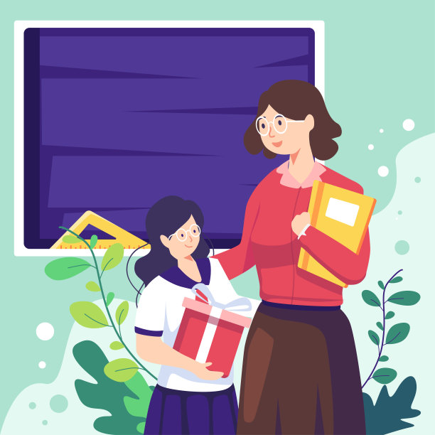 孩子们给了班主任一个礼品盒图片下载