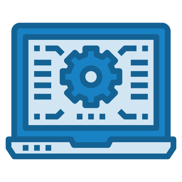 修复程序蓝色线条图标图片下载