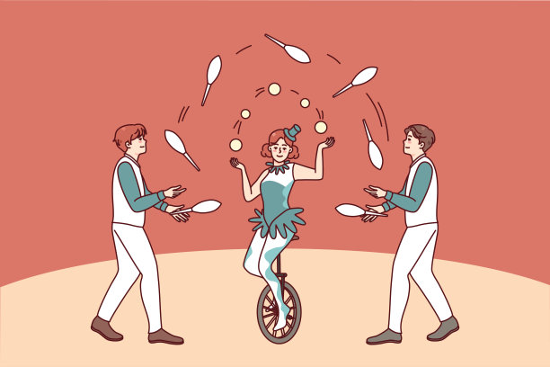 马戏团杂技演员图片下载