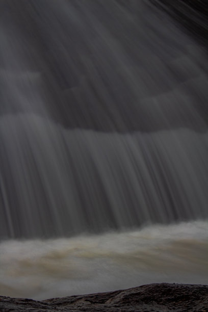 瀑布的微距镜头图片下载