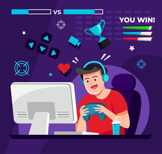 玩家在不同的硬件平台上在线玩电子游戏。图片下载