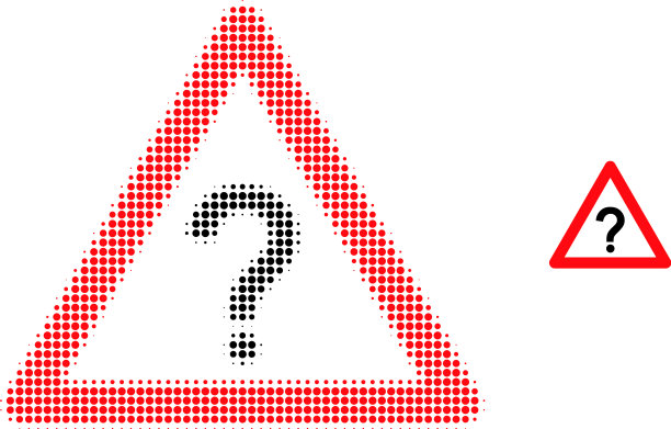半色调虚线问题警告图标图片下载