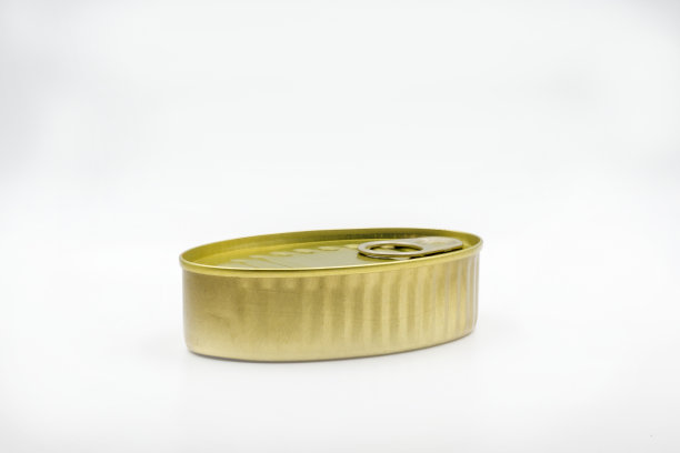 罐头食品封闭罐头特写图片下载