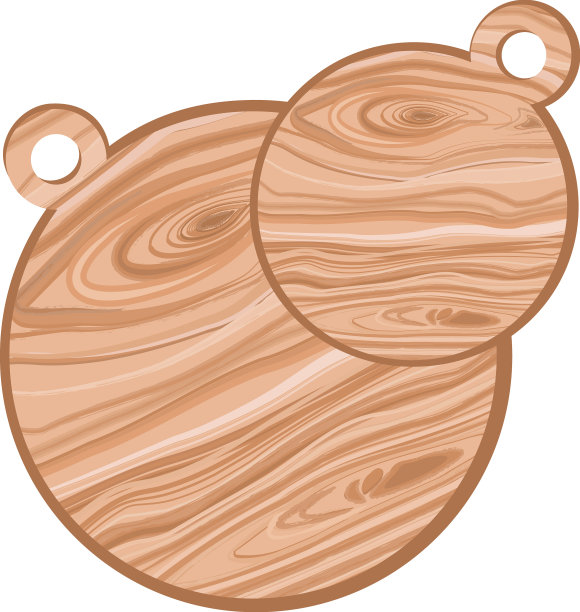 木板圆形托盘背景文字图片下载