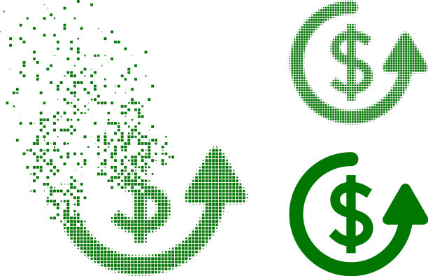 消失的点和原来的重复支付图标图片下载