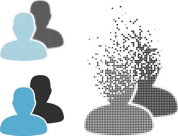 溶解网点和原始用户图标图片下载