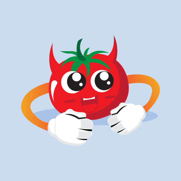 优质番茄水果卡通图标标志图片下载