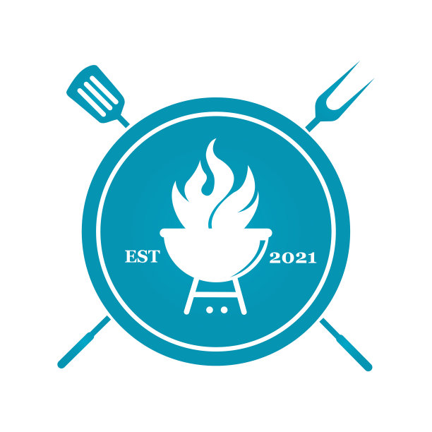 餐厅厨师标志图标象征，烹饪想象帽子，为公司图片下载