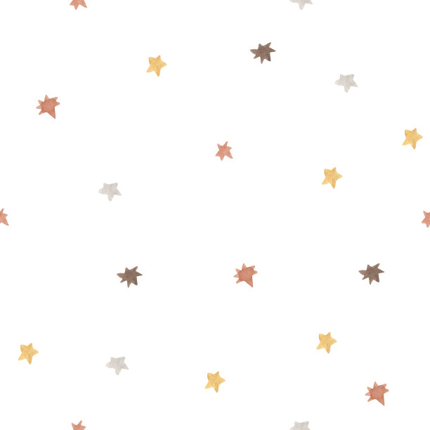 水彩无缝图案，儿童插图图片下载