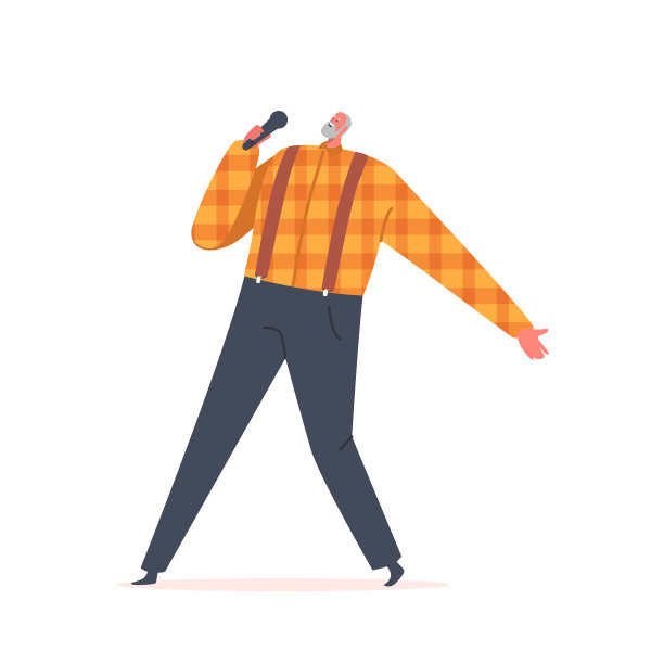 老人在卡拉ok酒吧唱歌跳舞图片下载