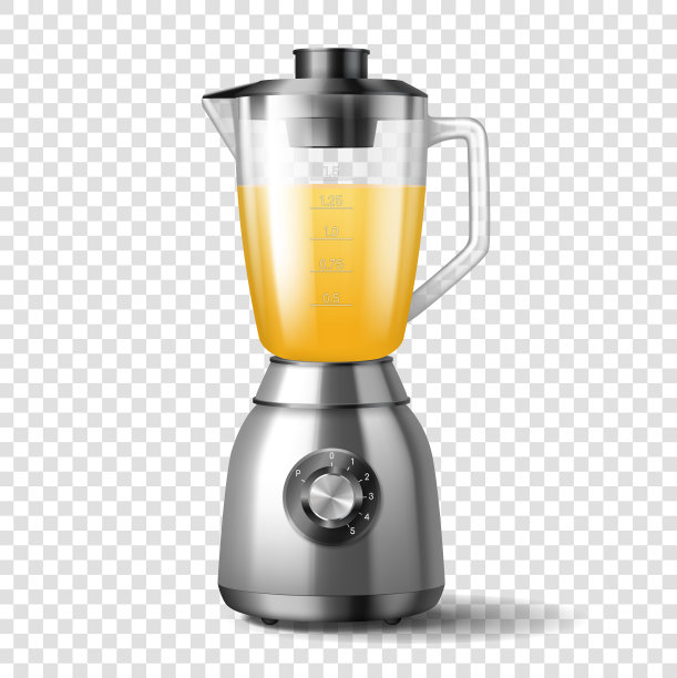 现实的uicer搅拌机与健康的奶昔图片下载