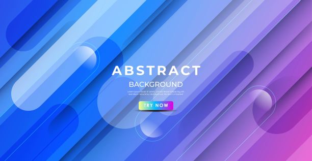 最小的彩色几何墙纸。潮流渐变粉蓝色。Eps10向量。图片下载