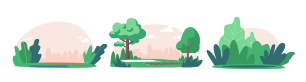 城市公园，草坪上有瑜伽垫图片下载