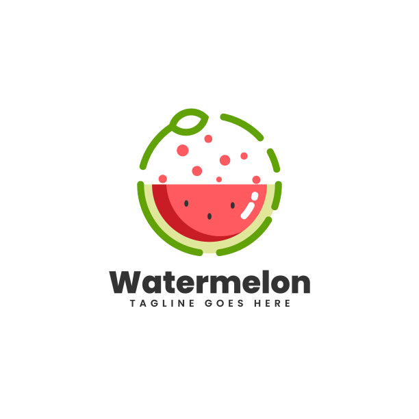 标志西瓜简约吉祥物风格图片下载
