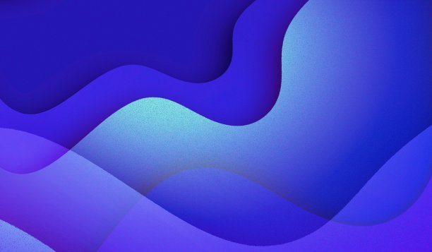 抽象的蓝色梯度曲线和波浪背景。设计美丽的小册子，传单，杂志，业务，横幅，营销。图片下载