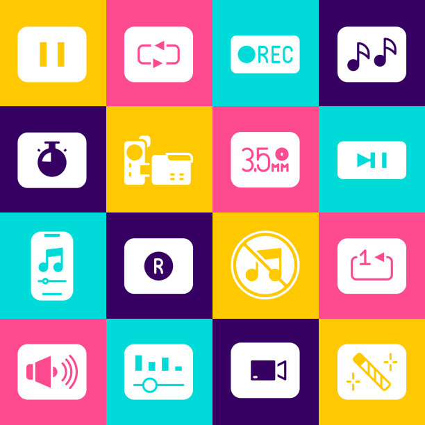 设置照片修饰重复轨道音乐播放器图片下载