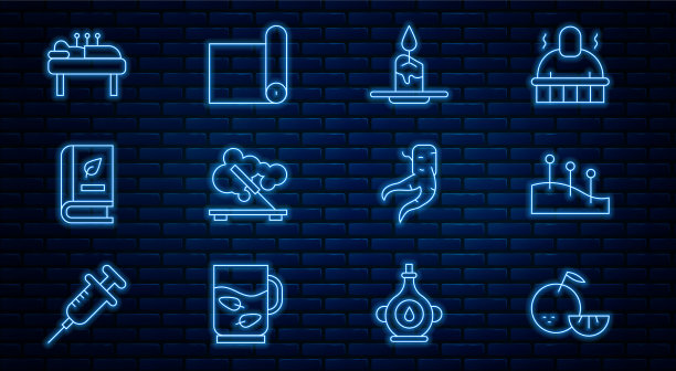 定线柑橘果针灸治疗香气图片下载