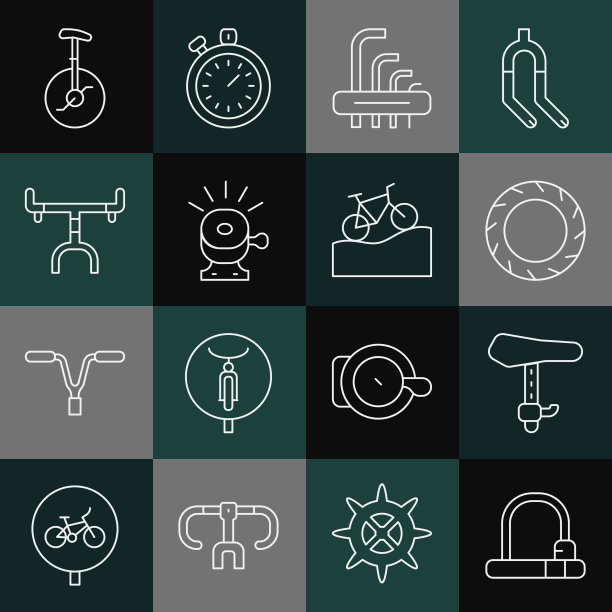 套线自行车锁座轮轮胎工具图片下载