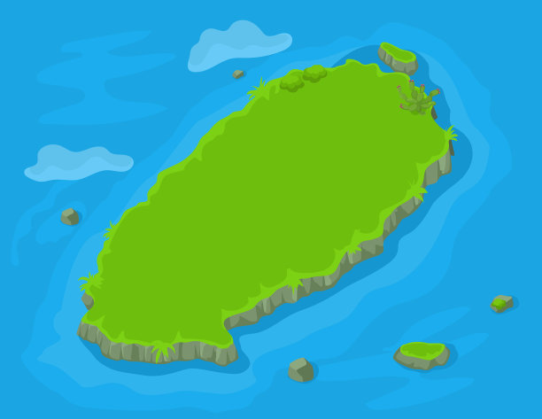 热带海岛的海洋景观图片下载