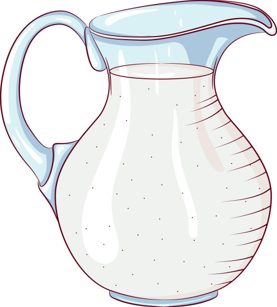 玻璃罐里的牛奶图片下载