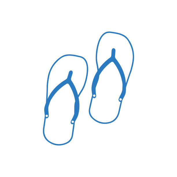 男人和女人时尚的鞋类图标图片下载