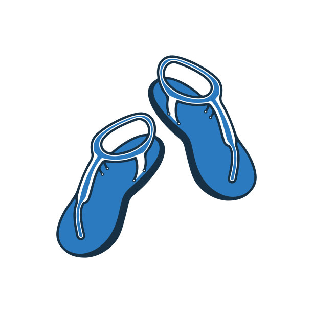 男人和女人时尚的鞋类图标图片下载