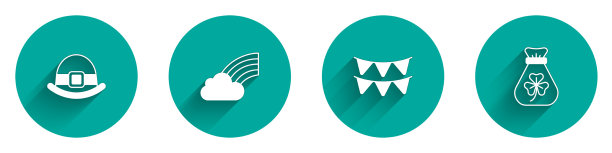 集妖精帽彩虹与云狂欢图片下载