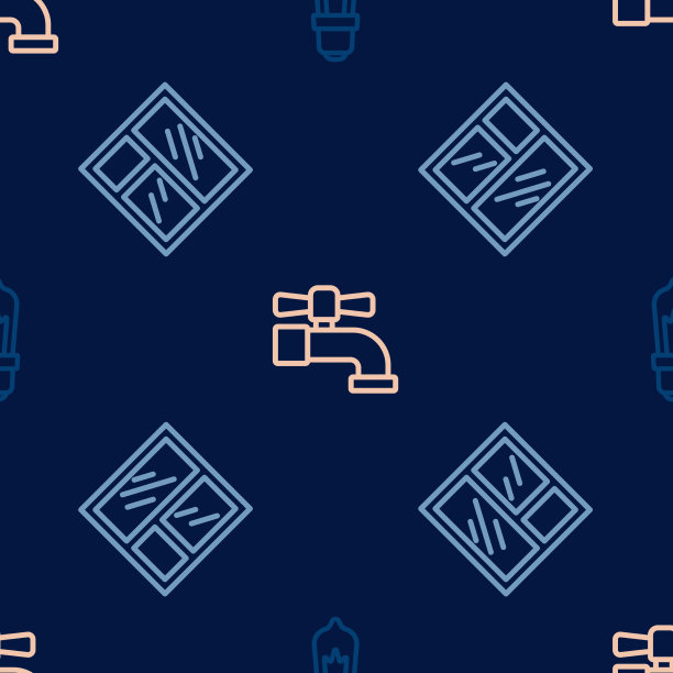 在房间内设置线灯泡窗和水龙头图片下载