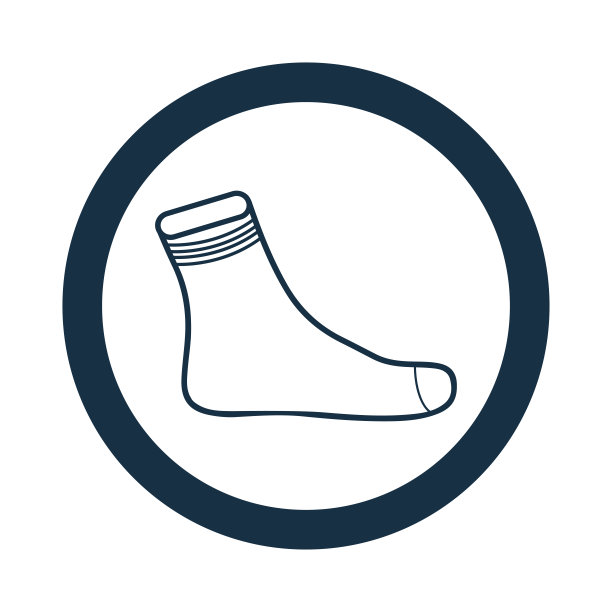 男人和女人时尚的鞋类图标图片下载