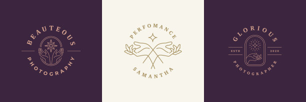 神奇的标志标志设计模板集图片下载