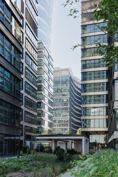 金融区的现代化办公大楼图片下载