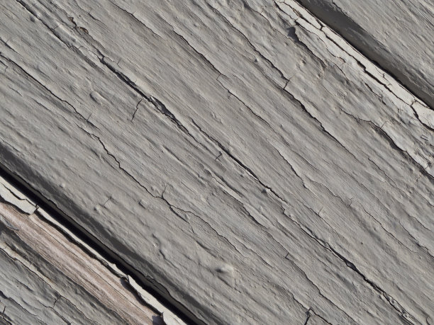 一张旧的木质微距照片的背景纹理。浅灰色纹理的木材背景，特写的油漆木板图片下载