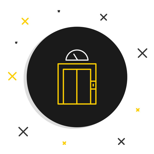 线条提升图标孤立在白色背景图片下载