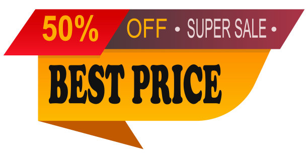 超级销售特别折扣提供矢量设计。黑色星期五折扣券五折促销活动提供海报、横幅标签、贴纸，用于营销和广告。假日季节性购物模板标签。图片下载