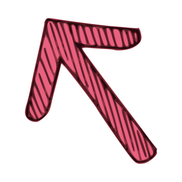 1403. i022.025.s.m004.c10。素描箭头颜色图片下载