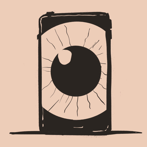 眼睛的电话图片下载