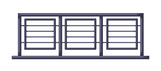 金属栅栏铁匠击剑栏杆现代图片下载