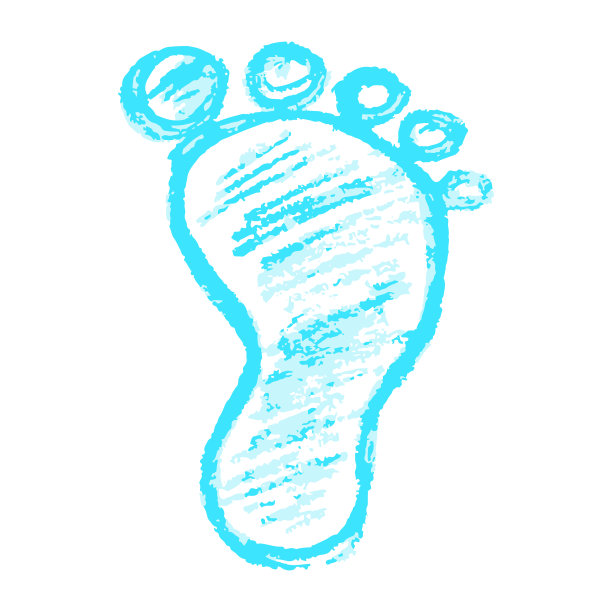 图标手绘风格。用蜡笔画画，发挥孩子的创造力图片下载