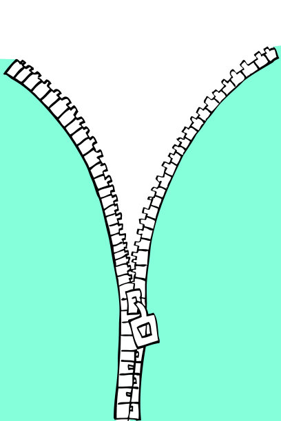 简单手绘拉链草图图片下载