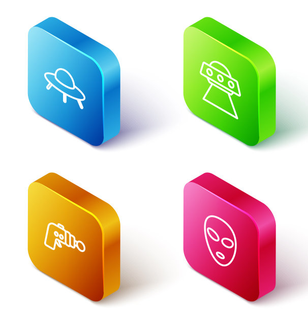 设置等距线UFO飞行飞船射线枪图片下载