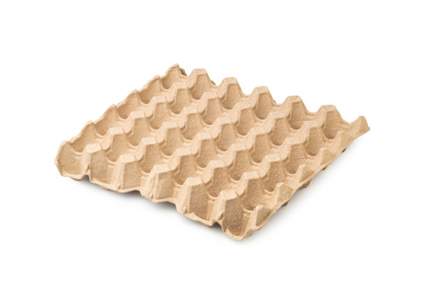 空蛋盘纸，再生纸，纸浆蛋盒图片下载