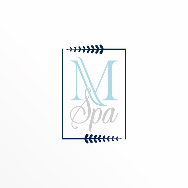 字母m免费标志股票叶子摘要图片下载