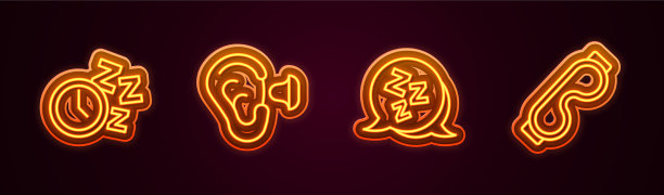 设好线闹钟耳塞，耳朵昏昏欲睡图片下载