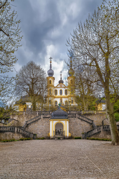 德国维尔茨堡Kappele (Wallfahrtskirche教堂)图片下载