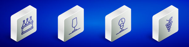 设置等距线瓶葡萄酒在盒葡萄酒图片下载