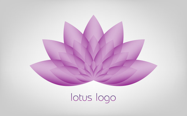 紫莲标志生命之花神圣几何图片下载