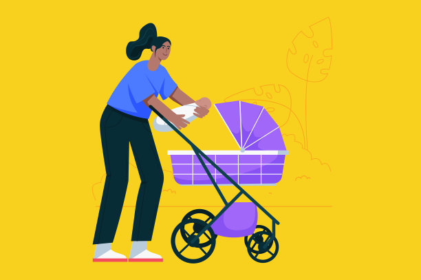 新生儿护理在年轻家庭现代公寓概念图片下载